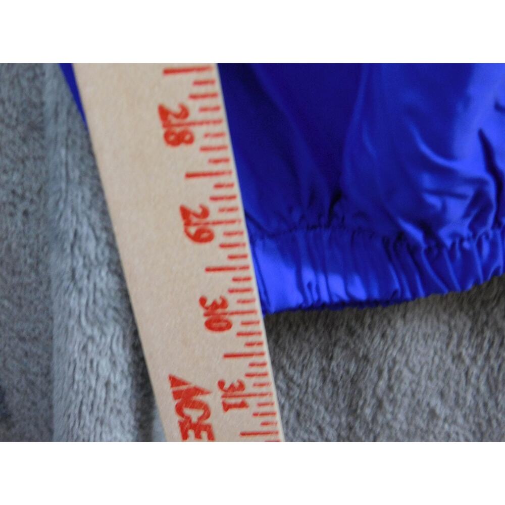 Nike Pants Mens L Blue Track Pants Woven Elastic Waist Pockets 28x30 Lightweight - Picture 5 of 6
